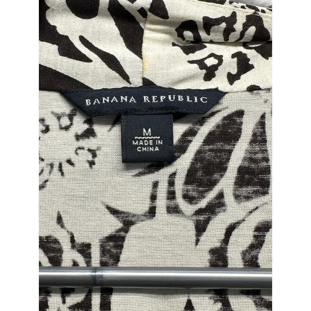 Banana Republic Women Wrap‎ Dress Silk Linen Blend Phoebe Set Y2K Preppy - Picture 11 of 16